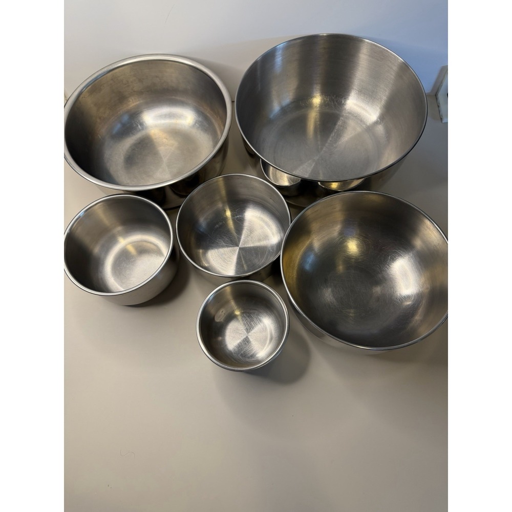 *New price* Sunbeam Mixmaster Stainless Steel Bowls Vintage